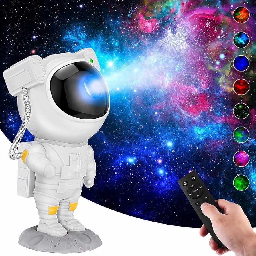 ZentroMart Space Projector Night Light – Nebula Star Projector with Remote Control, Space Lamp for Kid’s Bedroom, Gifts, Gaming Room, Home & Décor and Parties (Corded Electric)